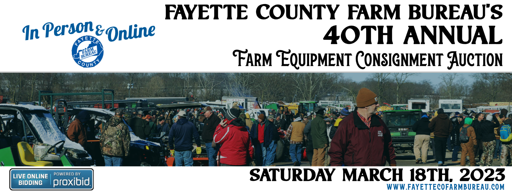 Auction Fayette County Farm Bureau Federation